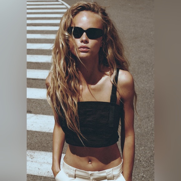 NWT ZARA CROP TOP - Picture 4 of 7